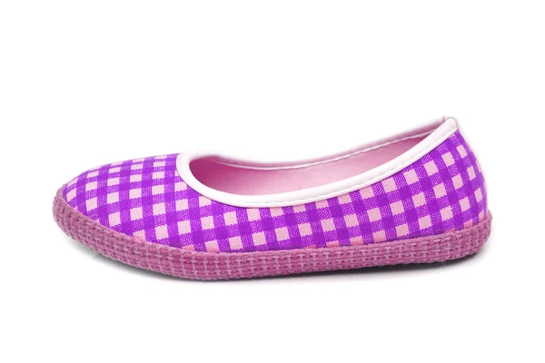 Fioletowy kobiece buty z wyboru — Zdjęcie stockowe