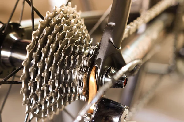 Bicycle rear cassette w — Stock Photo, Image