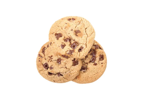 Cookies geïsoleerd op witte achtergrond — Stockfoto