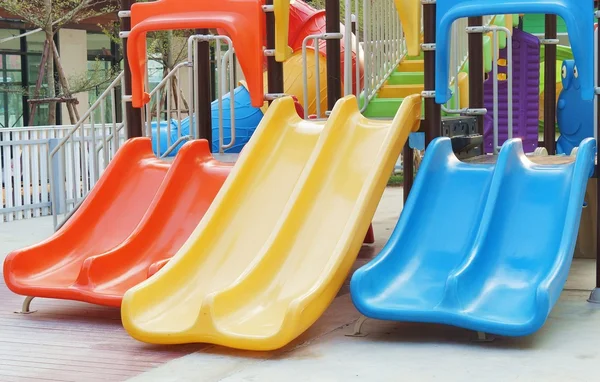 Colorful attractive playground — Stock Photo, Image