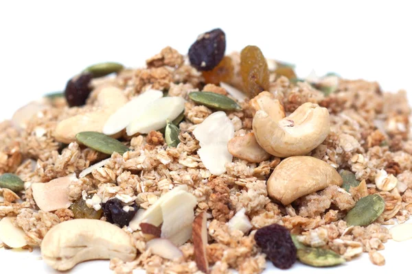 Granola y granos múltiples — Foto de Stock