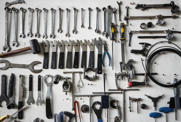 Bicycle tools background — Stock Photo, Image
