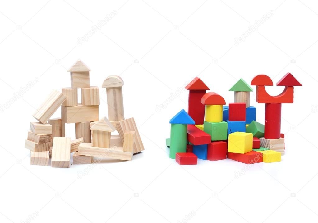 colorful wooden blocks