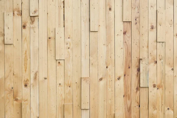 Schicht Holzplanke Als Wand Angeordnet Stockbild