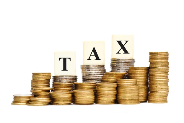 Steuern auf Weiße zahlen — Stockfoto