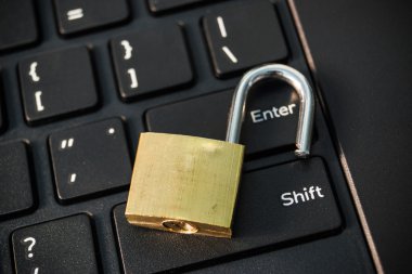 Klavye kilidi güvenlik kilidi