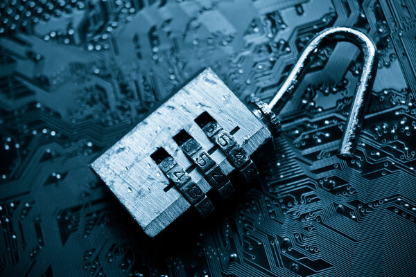 Unlock security lock on circuit board