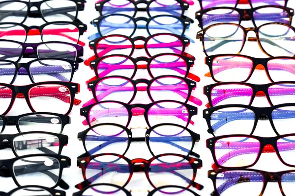 Sortido de óculos coloridos — Fotografia de Stock