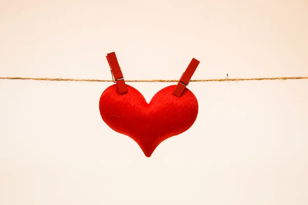 Kärlek och hjärta för alla hjärtans dag — Stockfoto