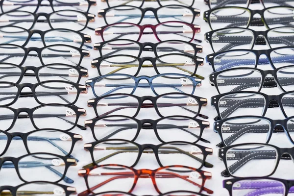 Colorful eyeglasses assortment — Stock Photo, Image
