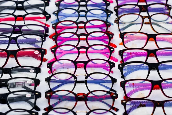 Gafas graduadas coloridas surtido — Foto de Stock