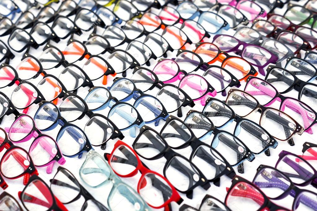 Colorful eyeglasses assortment