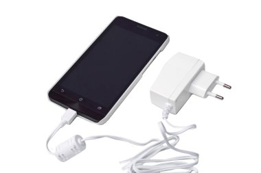 güç banka ve bir şarj cihazı