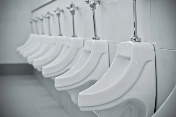 White men's toilet — Stock Photo, Image