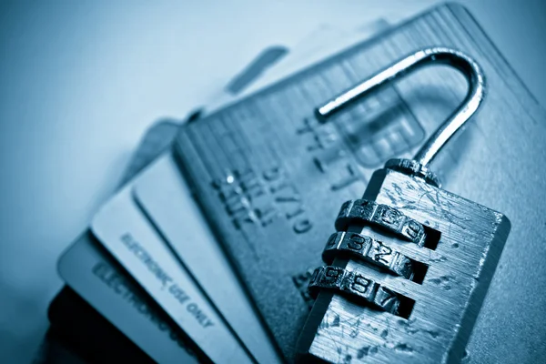 Credit card data security — Stock Photo, Image