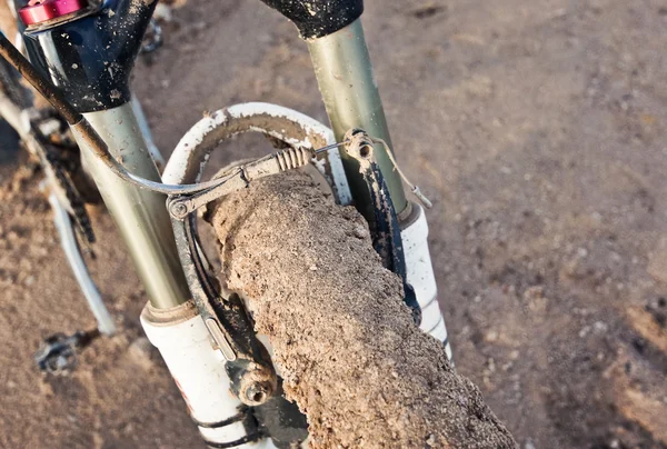 Mountain bike tire — Stock Photo, Image