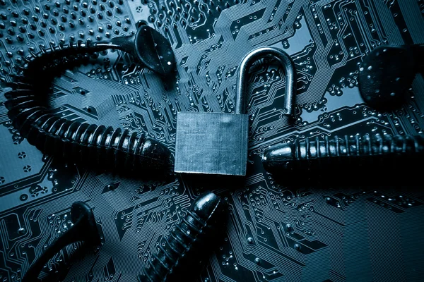 Concepto de seguridad de datos — Foto de Stock