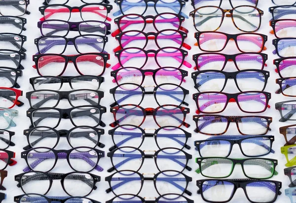 Colorida óculos fundo — Fotografia de Stock