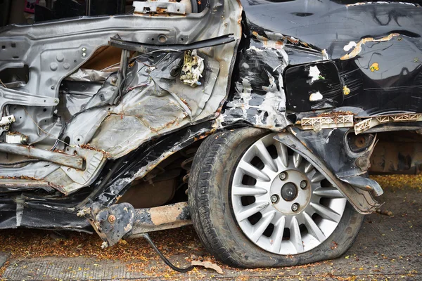 Auto-ongeluk op straat, — Stockfoto