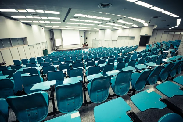 Empty large lecture room