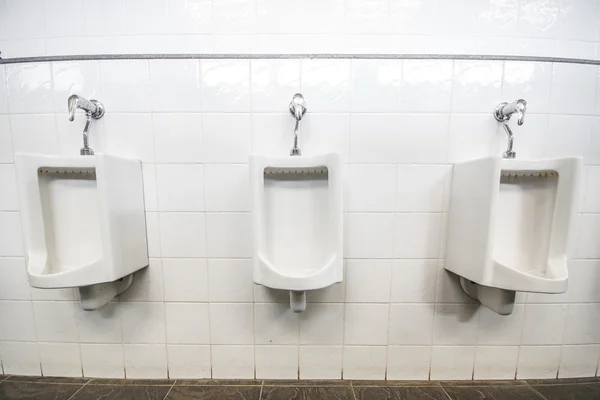 White men's toilet — Stock Photo, Image