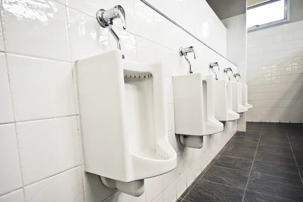 White men's toilet — Stock Photo, Image