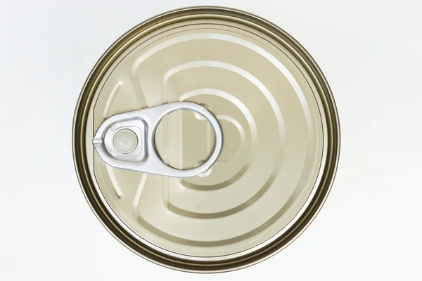 Vista superior de uma lata — Fotografia de Stock