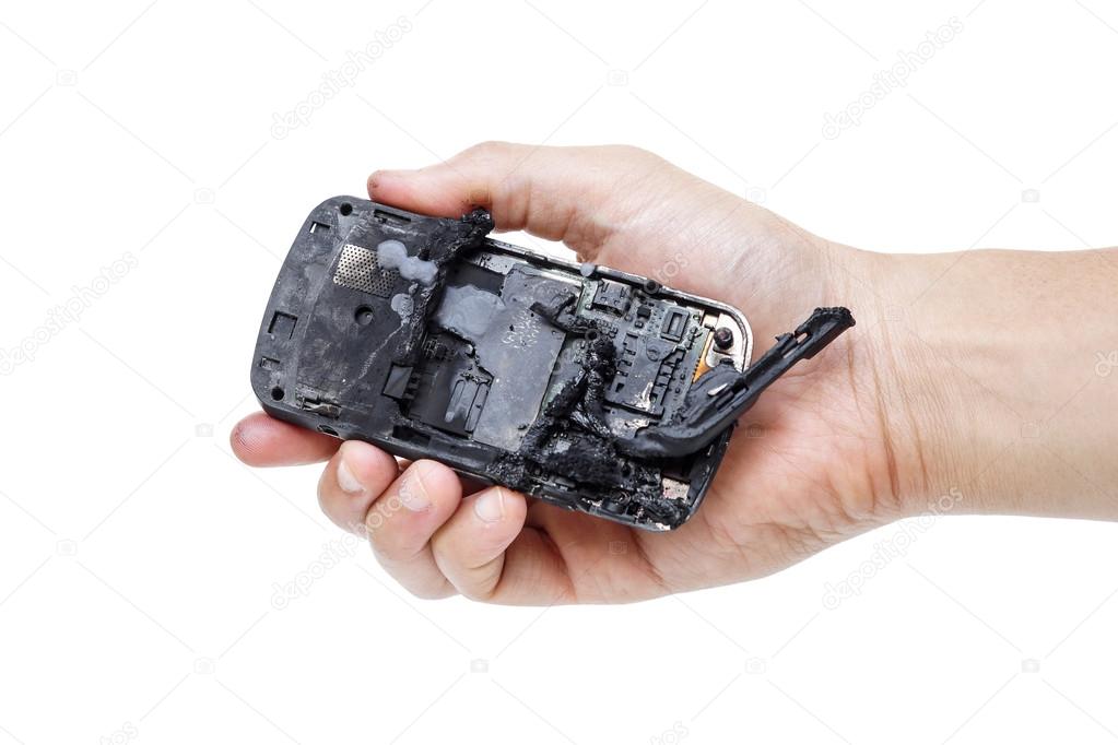 genuine and fake mobile phone battery