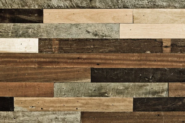 Parede de prancha de madeira velha — Fotografia de Stock