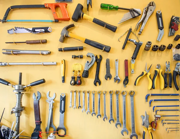 Bicycle tools background — Stock Photo, Image