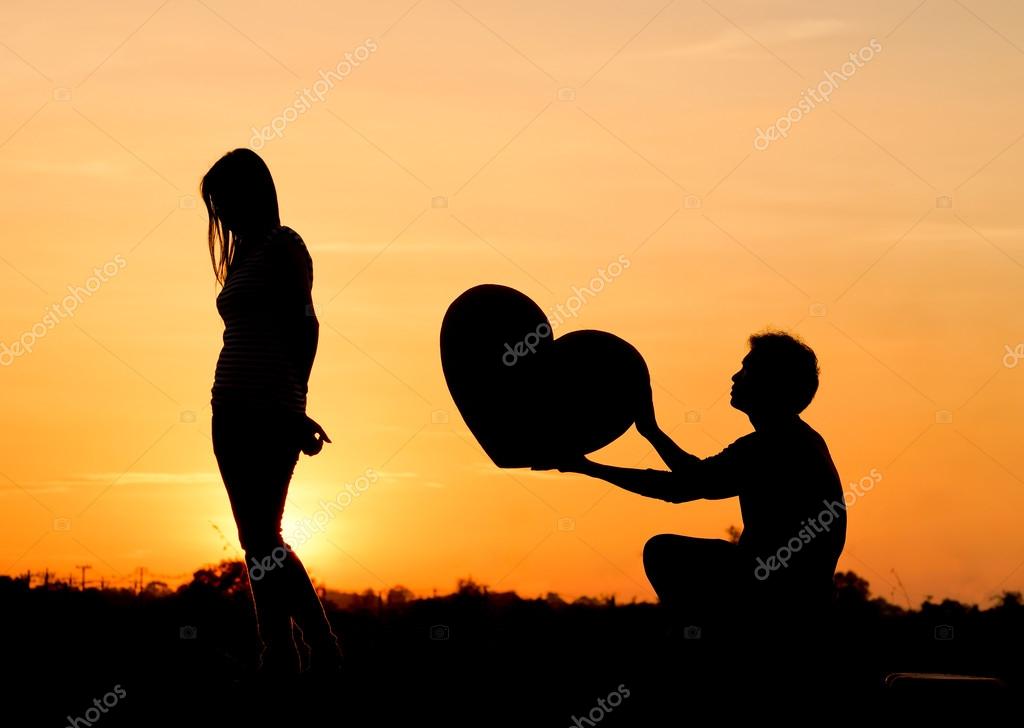 Man begging a woman Stock Photo by ©weerapat 91489724