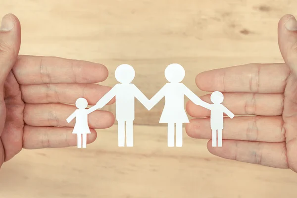 Paper cut family — Stock Photo, Image