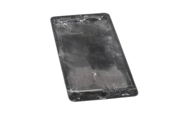 kötü bir şekilde zarar görmüş tablet