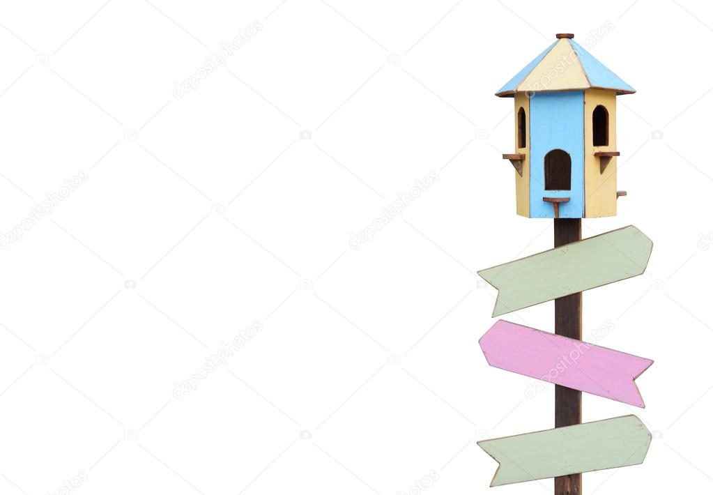 Maison Doiseau Présentant Des Signes De Flèches Vides