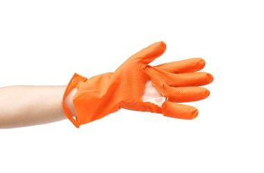 yırtık plastik koruyucu eldiven