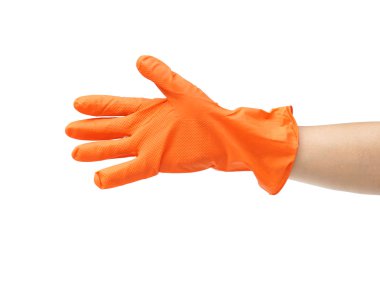 koruyucu plastik eldiven el
