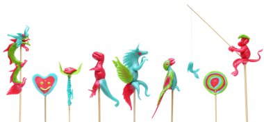 Tay lolipop şekerler