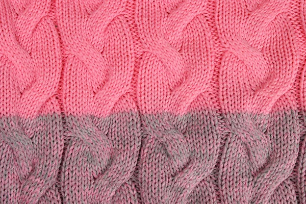 Knitted Wool Fabric Braids — Stock Photo, Image