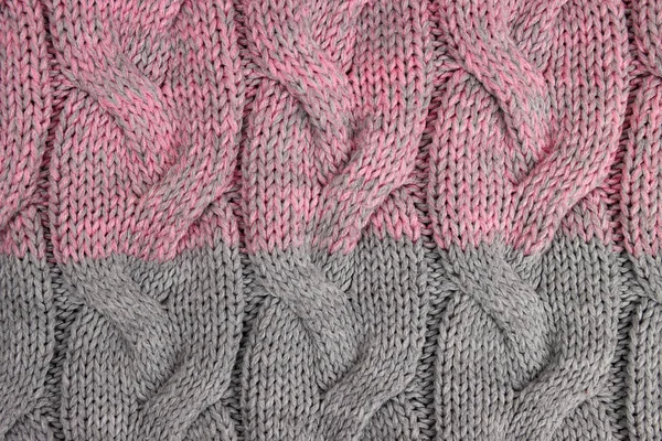 Knitted Wool Fabric Braids — Stock Photo, Image