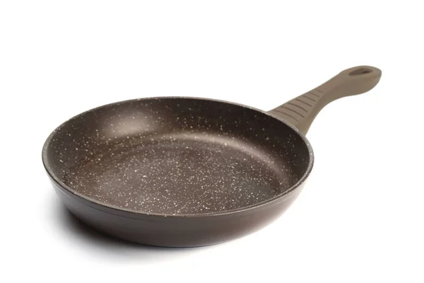 Frying Pan Non Stick Isolated White Background Selective Focus — Stock Photo, Image