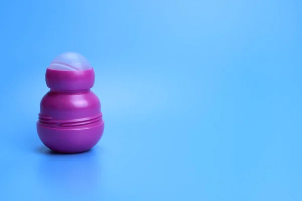 Deodorant Antiperspirant Pink Background Copy Space Text — Stock Photo, Image