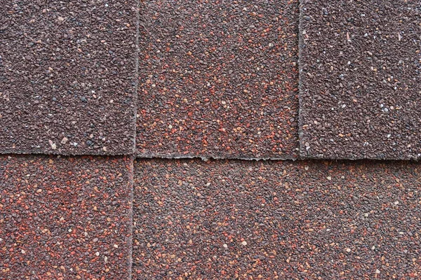 Miękki Dach Półpasiec Bitumiczny Zbliżenie — Zdjęcie stockowe