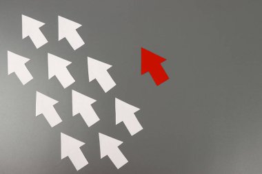 Takım lideri takip ediyor. İş liderliği kavramı