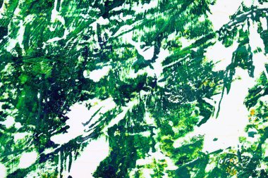 Abstract green-white paint color background