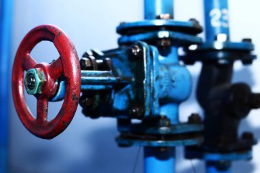 Endüstriyel gaz ya da su borusu kapakları