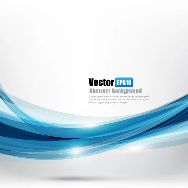 Soyut arka plan Ligth mavi eğrisi ve dalga elemanı vektör iii