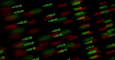 3D görüntüleme arayüzü sığ alan etkisi derinliği, koyu ve tahıl işlemeli gelecekteki siber kavramı