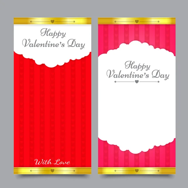 Valentines kaart ontwerp 001 — Stockvector