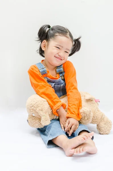 Portrait asian baby girl — Stock Photo, Image