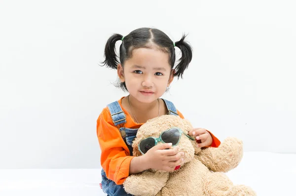 Портрет азиатской малышки — стоковое фото